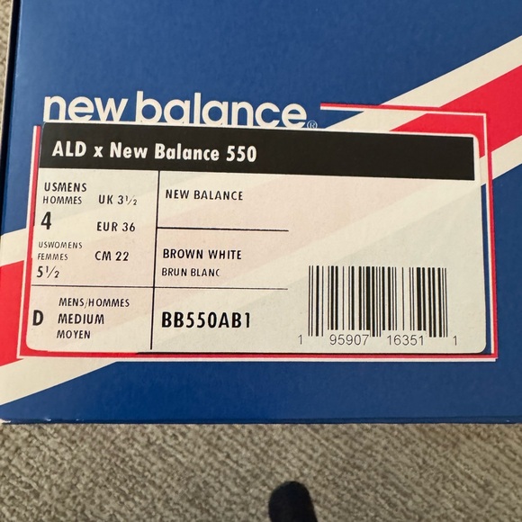 [SOLD] Aimé Leon Dore New Balance 550 Brown NWT Sneakers - Picture 2 of 8